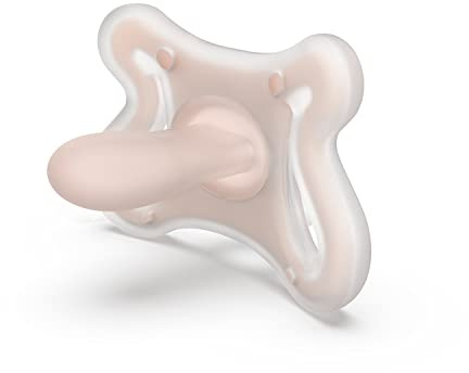 Suavinex, Chupete Zero Zero, Bebés 6/18 Meses, Silicona SkinFriendly, Fair