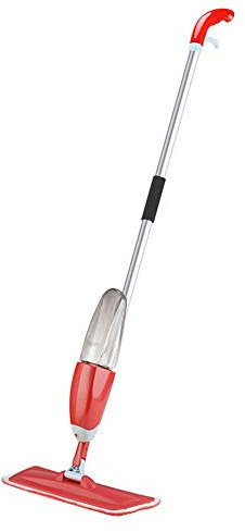 Spray Mop for Floor Cleaning, Hardwood Floor Mop Microfiber Mop for Tile Floors Wet Jet Mop with Sprayer (Color : Red) Commemoration Day