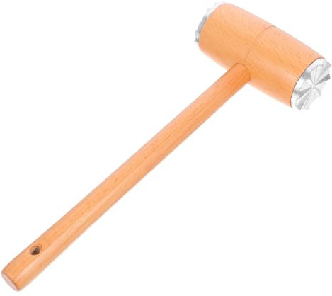 MAGICLULU Meat Tenderizer Hammer Long Handle Head for Chicken Tenderizer and Meat Mashing
