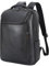 TIDING Sac à Dos Ordinateur en Cuir Professionnel 15,6 Pouces pour Homme et Femme Voyage Bureau Travail Rucksack Daypack, Noir