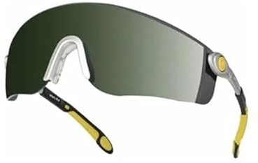 Baymax Delta Plus-Safety Glasses for work (10 Pack) Extra Flexible Clear-Lens Glasses with Side Protection-Shade 5 Welding Safety Glasses