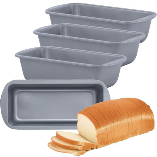 STORM TRADING GROUP Loaf Tin Rectangular Bread Pan 2lb Non-Stick Perfect for Loaves, Bread, Cakes & Bakes Dishwasher, Fridge & Freezer Safe (1)