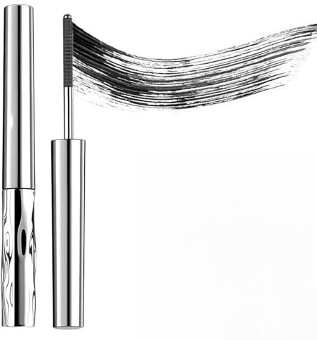 Waterproof Mascara, 2025 Upgraded Makeup Iron Wand Mascara, Ultimate Length & Curl Set for The Look of Lash Extensions, Clump-free Formula, Suitable for Sensitive Eyes (Black, 1PCS)