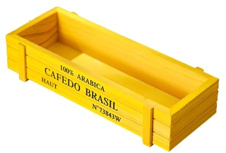 DEKKRYNFV Retro piante grasse in legno vasi da fiori balcone piante in vaso scatole rettangolari composizioni in legno decorazioni per la casa fioriera