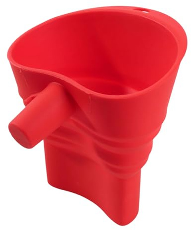 Imbuto per Farina | Utensile da Cucina Pieghevole in Silicone per Dolci | Imbuto Lavabile Per Farina D'Avena - Adatto a Panettieri Cuochi Domestici Principianti e Appassionati con Zucchero