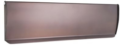 Infinity Decor Solid Brass Vintage Style Internal Letter Plate Tidy Flap Cover 275 x 80mm in Aged Bronze Finish – Front Door Letterbox Interior Plate Cover