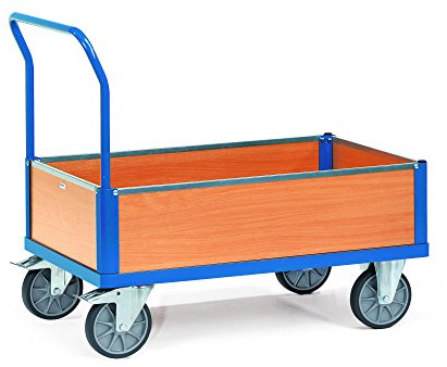 Fetra Transportgeräte mttdc2562 F 500 Wagen Transport, Semi geschlossen, 600 kg Belastung, 1000 mm x 700 mm Plattform