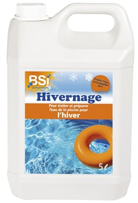BSI - Hivernage - Liquide - Pour Hiverner l'Eau De Piscine - Contre La Saleté Et Les Dépôts - 5L, Bleu