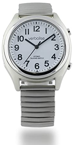 Verbalise Precision Radio Controlled Talking Calendar Alarm Watch (English Speaking)