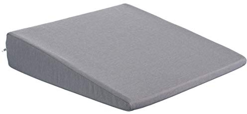 Brandsseller Sitzkeilkissen Stuhlkissen Autositzkissen Bürostuhlkissen - 38 cm x 38 x8/2 cm Grau