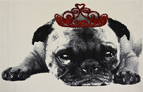 BWR Cannes - Tappeto per cani da principessa, 170 cm x 120 cm