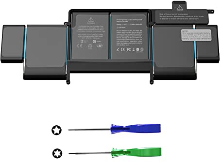 A1582 A1502 Laptop Batterie - für MacBook Pro 13 Zoll Retina A1493 (Anfang 2015,Mitte 2014, Ende 2013) by DREAMME [A1582 A1502 A1493 Akku, 11,36 V / 74,9 Wh]