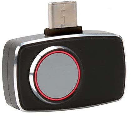 HYQNG Termocamera ad Alta risoluzione 256 × 192, intervallo di Temperatura: -20~550 ° C, 25 Hz Termocamera a infrarossi di Livello Professionale con 7 tavolozze di Colori per Smartphone Android 6.0