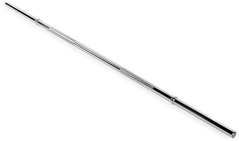 TREXO Langhantel aus Kohlenstoffstahl 155 cm Länge 7,2 kg Gewicht Max. Belastung 160 kg Robust Für Kraftausdauer Heim-Fitnessstudio BS155