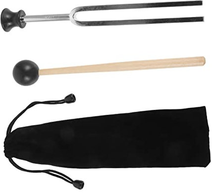 MAGICLULU Stimmgabel-set Für Chakra-therapie Reinigungstuch Und Hammer Als Klanginstrument Für Meditation Und Entspannung