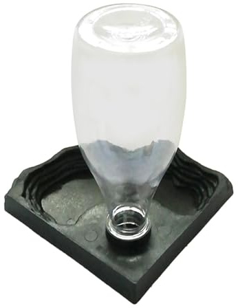 Distributeur automatique de nourriture 2 en 1 pour reptiles - Distributeur d'eau pour tortues - Distributeur automatique d'eau - 400 ml - Pour lézards, tortues, geckos, caméléons