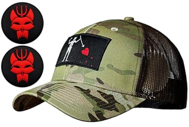 YUSENGMOO Men's and Women's Seal Team Tactical Baseball Cap Snapback Stretchable Hat Running/Fishing Camouflage+2 Patch (2,Large)