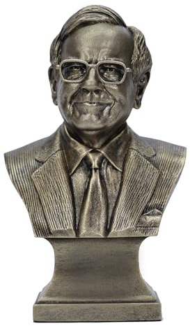 IconiCraft Warren Buffett Berkshire Hathaway Bust Statue Sculpture