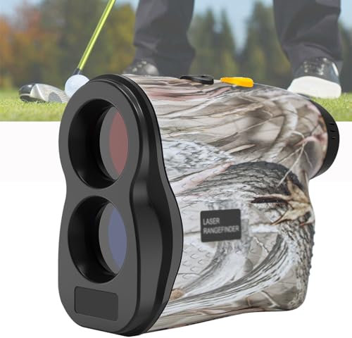 HWYYLXS Telemetro Laser, Telemetro Laser Ad Alta Precisione da 500 Iarde per Golf, Quattro modalità di Misurazione, Ingrandimento 6X con Blocco Dell'Asta della Bandiera per Telemetro da Golf E Caccia