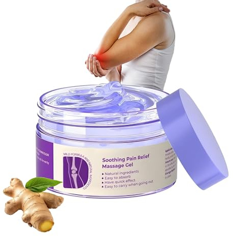 Kresin - Gel morado para dolor en las articulaciones, gel para actividades articulares en todo el cuerpo, alivia las rodillas, la zona lumbar, el cuello, las manos y los pies (1 unidad)