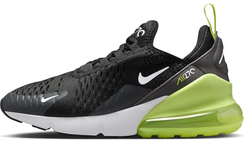 Nike Air Max 270 für Ältere Kinder, Scarpa, Lt Lemon Twist White Black Anthracite, 39 EU