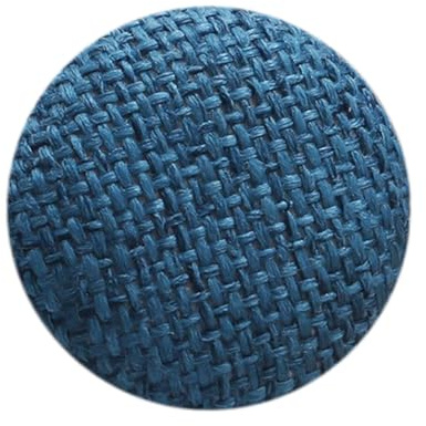 Blausky 10 Stück Knöpfe mit Stoffüberzug,Runder Metallschaft Ösenknöpfe,Nähknöpfe Stoffknöpfe Vintage Bastelknöpfe zum Ersatz Leinenknöpfe für DIY Basteln Geschenk Deko,Blau,30mm