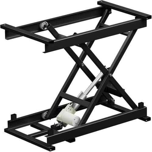 Mesa Elevadora Tijera Eléctrica Con Control Remoto,Elevador Mesa De Centro,Plataforma Elevadora Eléctrica Altura Ajustable,Capacidad Carga 50/100/150Kg,Ideal Para Comedores Familiares,150KG