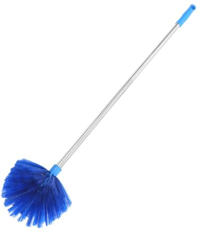 Garneck Attrape Araignée Couleur Aléatoire avec Perche Télescopique, en Acier Inoxydable Brosse en Nylon Légère, pour Enlever Toiles et Poussière Intérieur et Extérieur