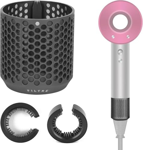 MYAYD Outer Filter Cover for Dyson Supersonic HD01 HD03 HD07 HD08 HD15 | Hair Dryer Attachment, Detachable Hair Dryer Outer Strainer Filter Cage Replacement Parts