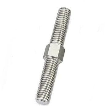 Doppelendige Stiftschrauben, Doppelgewindestange aus Edelstahl 304, Links- und Rechtsgewinde M3-M16, L30-80mm, 11er-Packung(80mm,M8(1Pc))