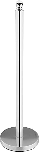 axentia Papierrollenhalter Ravallo Set 4-teiliger aus Edelstahl in der Farbe Schwarz, Größe: 15x42 cm, 282242