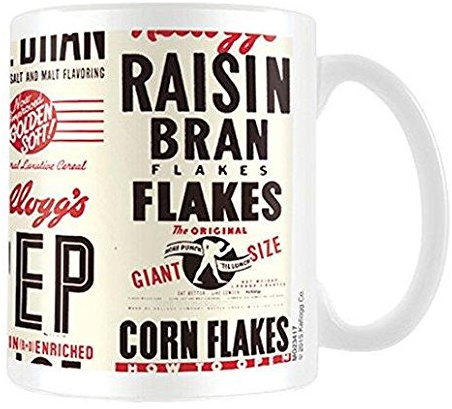 Pyramid International Vintage Kellogg's (Box Montage) Official Boxed Ceramic Coffee/Tea Mug, Multi-Colour, 11 oz/315 ml