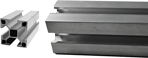 Solarprofil, Aluprofil Solar, Montageprofil Photovoltaik - schwarz, Profil 40x40 mm Länge 2 m