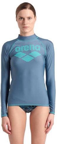 ARENA Damväst L/S Graphic Rash Guard Shirt