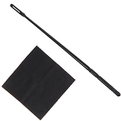 Toyvian Set Pulizia Flauto Piccolo e Ottavino Bacchetta e Panno, Accessori per Strumenti a Fiato, Kit Leggero e Portatile per Cura Interna senza Graffi, Adatto a Tutti i Flauti