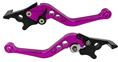 ZAYIUKI Freno a doppio disco per moto Universale CNC in alluminio Leva del freno a doppio disco Maniglia per moto Accessori per la modifica