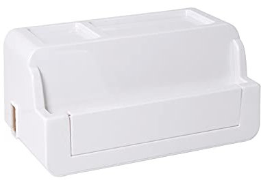 WAOCEO Kabelmanagement Große Hider Cord Organizer Box Home Kabel Machtstreifen Aufbewahrungsbox Weiße Kabelmanagement Box mit Telefonständer, Sicherheit ordentlicher Organizer Kabelbox