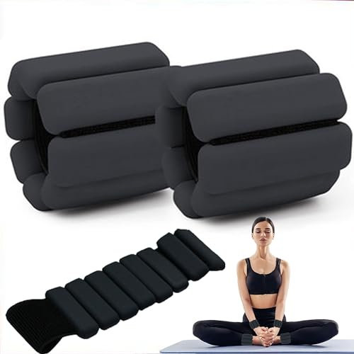 SYXLS Verstellbares Gewicht Tragearmband Knöchel Gewicht Set Männer und Frauen Armband Sport Fitness Gewicht Tragen Laufen Gym Gewicht Trageset Einstellbare Handgelenk Gewicht Trageband