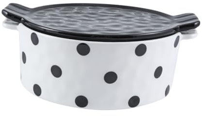 Amosfun Teglia Da Forno Con Coperchio Ciotola Per Zuppa in Ceramica Ciotola Da Portata Multiuso