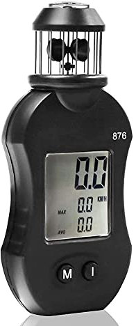 Anemómetro Digital portátil, medidor de Velocidad del Viento, Velocidad del Aire y dirección del Viento con brújula.