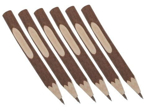KONTONTY 6stücke Holzstifte Aus Baumrinde Naturzweig-bleistifte Kurze Zweig-bleistifte Für Vorschulkinder Kleinkinder Kindergarten Schule Zuhause Notieren Skizzieren Detaillierte Kunstwerke