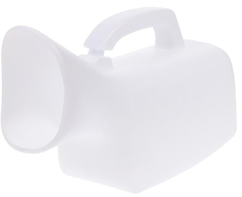Urinoir Féminin Portable Pliable en Plastique Blanc 1000 Ml