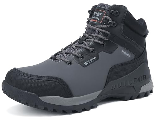 ARRIGO BELLO Uomo Stivali da Neve Invernali Scarpe Allineato Pelliccia Caloroso Caviglia Piatto Stivaletti Sportive Boots Escursionismo 41-46