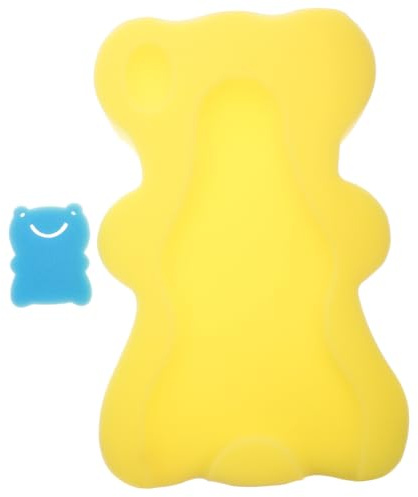 DIYEAH Esterilla Cojín Grueso Antideslizante para Ñiño de Esponja y Protección Científica Estructura Mecánica de 3 Puntos Color Aleatorio Adecuado para Baño Infantil Seguro