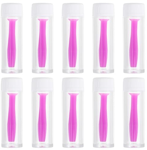 minkissy 10stücke Kontaktlinsen Applikator aus Silikon Praktischer Kontaktlinsenstift für Unterwegs Kleiner Entferner für Kontaktlinsen für Reisen und Täglichen Gebrauch