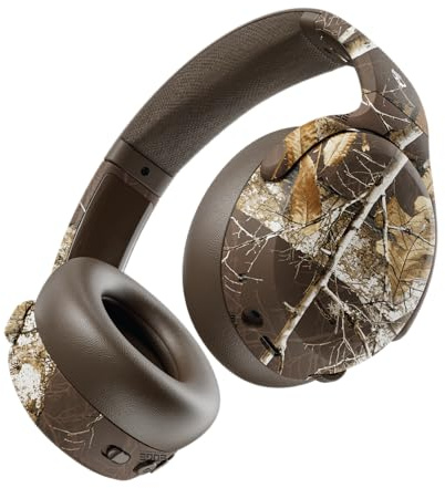 Skullcandy Crusher ANC 2 Headphones - Realtree Edge Colors Espresso | Multi-Sensory Crusher Bass, Over-Ear Fit, Noise Cancelling, 60 Hours Battery, Working Out, Gym, Travel, Study, Music, Gaming