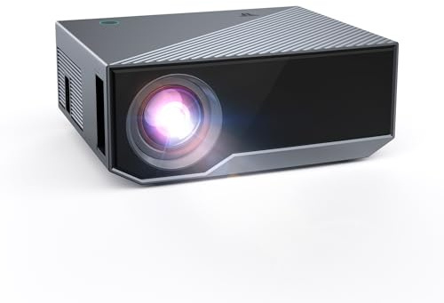 Proiettore Domestico Full HD 1080P – WiFi 5G e Bluetooth, 400 lumen ANSI per serate cinema e videogiochi in camera