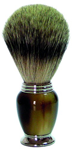 Golddachs Pennello da Barba, 100% Pelo di Tasso, galalite, Rasatura Unisex, Multicolore, Taglia Unica