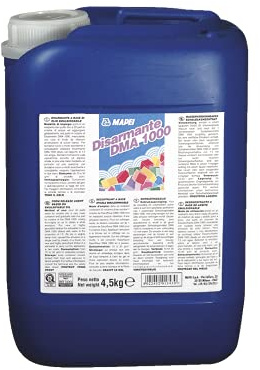 Mapei DMA 1000 Disarmante Emulsionabile Casseri Casseformi Legno X Calcestruzzi - Tanica Kg 4,5 | 1000 Disarmante Emulsionabile Casseri Casseformi Legno X Calcestruzzi - Tanica Kg 4,5