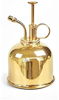 Tograt Arrosoir Bouteille Spray Arrosoir 300 ML Arrosoir Rétro Cuivre Plante Fleur Arrosoir Vaporisateur Jardin Brumisateur Pulvérisateur Arrosoir Plante (Color : Gold)